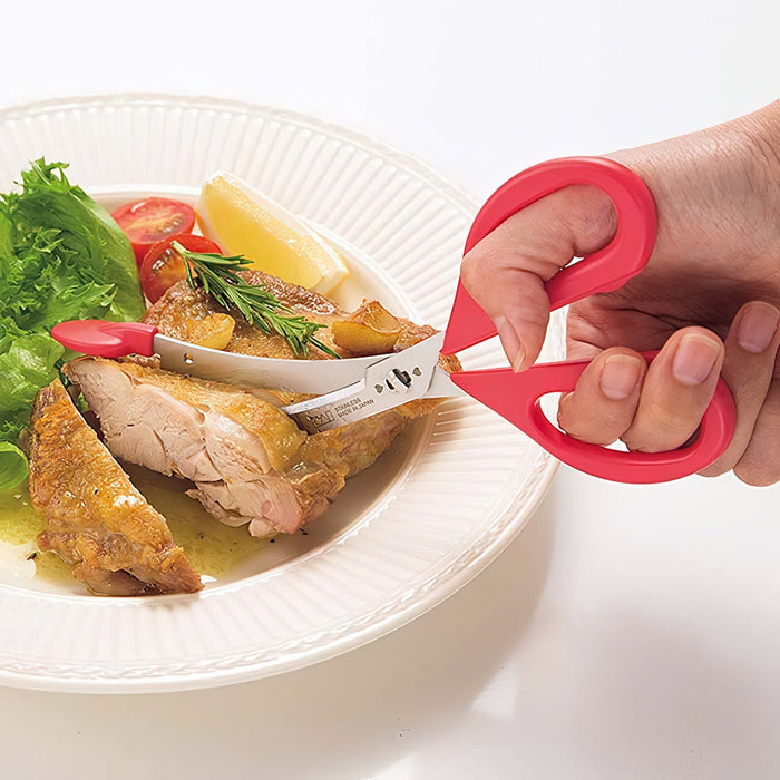 Kai Stainless Steel Kitchen Scissors & Tongs Combo-Kiichin - The #1 Place for Japanese Goods in Your Hand!