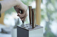 Knife Stand Japanese Nagomi - Holds 5 Knives 1 Scissor - 11.5x25cm-Kiichin - The #1 Place for Japanese Goods in Your Hand!