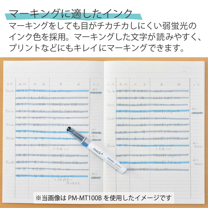 Kokuyo 2-In-1 Highlighter Pen Set - Island Colors (PM-MT100-3S-L2)-Kiichin - The #1 Place for Japanese Goods in Your Hand!