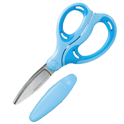 Kokuyo Japan Aerofit Sakusa Glueless Blade Blue Kids Scissors - P270B-Kiichin - The #1 Place for Japanese Goods in Your Hand!