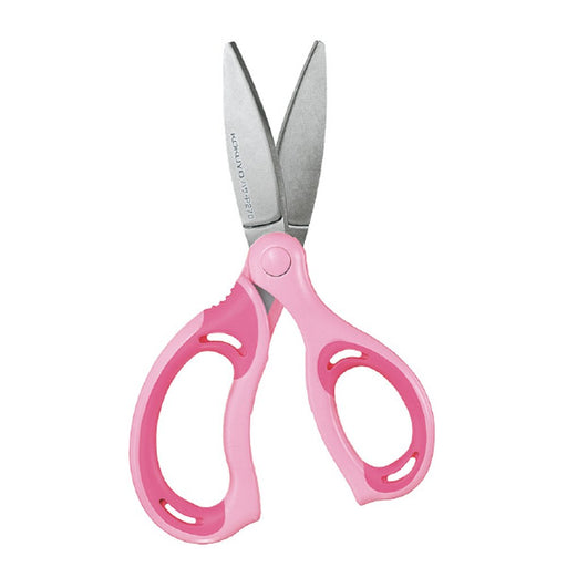 Kokuyo Japan Aerofit Sakusa Pink Scissors for Kids - Right Hand (P270P)-Kiichin - The #1 Place for Japanese Goods in Your Hand!