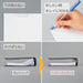 Kokuyo Japan Harinacs Stapler - White Sln-Mph105W Hole-Free Stapling Solution-Kiichin - The #1 Place for Japanese Goods in Your Hand!