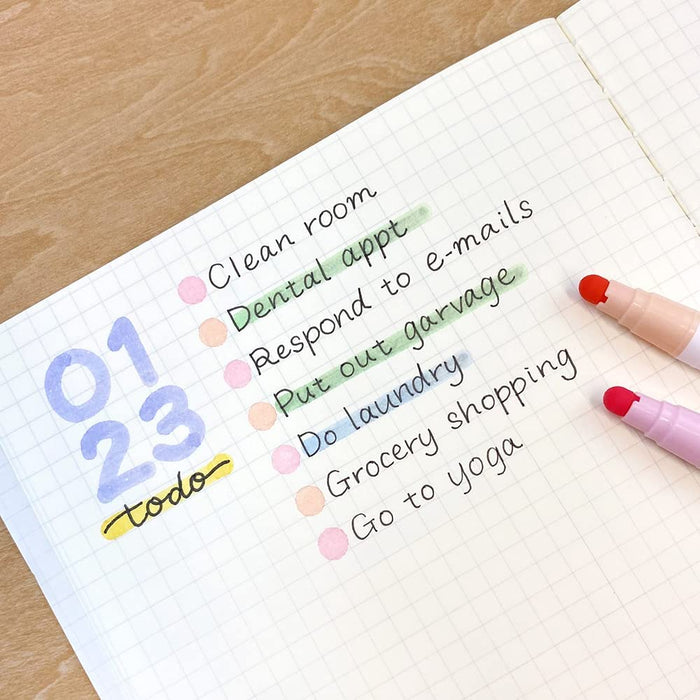 Kuretake Japan Water-Based Pen Zig Clean Color Dot Set - Mild Colors-Kiichin - The #1 Place for Japanese Goods in Your Hand!