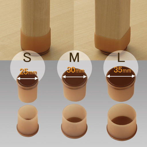 Lec Leg Pita Cap M Φ30Mm - 4-Piece Set, Made in Japan-Kiichin - The #1 Place for Japanese Goods in Your Hand!