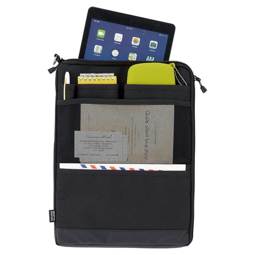 Lihit Lab A4 Vertical Bag In Bag - Yellow Green A7683-6-Kiichin - The #1 Place for Japanese Goods in Your Hand!