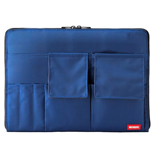 Lihit Lab A7554-11N A4 Indigo Bag In Bag Inner Bag-Kiichin - The #1 Place for Japanese Goods in Your Hand!