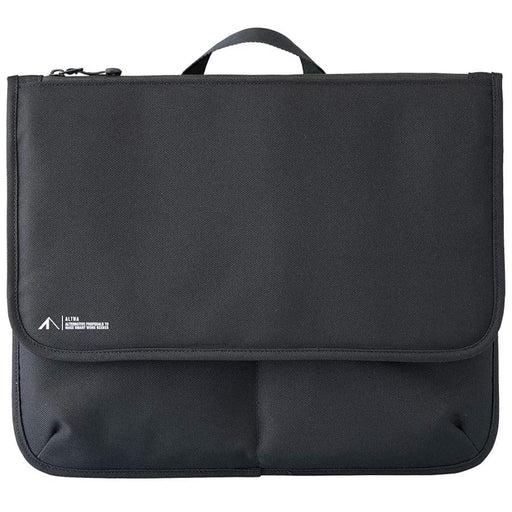 Lihit Lab Cordura Flat Pouch L Black A7768-24 - Premium Japanese-Made Organizer-Kiichin - The #1 Place for Japanese Goods in Your Hand!