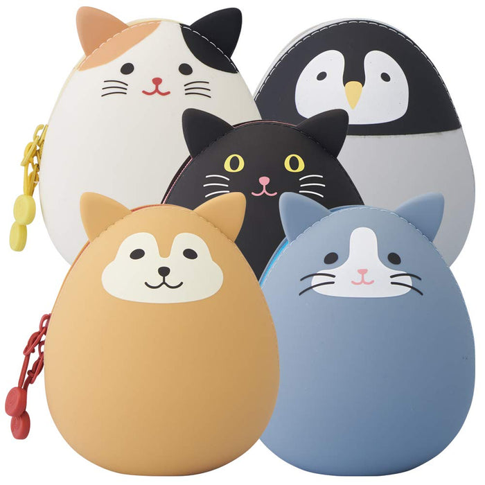 Lihit Lab Egg Pouch Kuroneko A7782-3 Japan's Top Priority Storage Solution-Kiichin - The #1 Place for Japanese Goods in Your Hand!