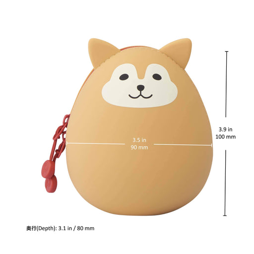Lihit Lab Japan Penguin Egg Pouch A7782-10 - Compact Storage Solution-Kiichin - The #1 Place for Japanese Goods in Your Hand!