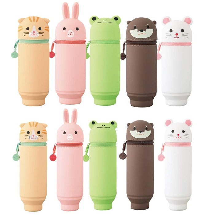 Lihit Lab Big Otter Pen Case A7714-14 - Japanese Design-Kiichin - The #1 Place for Japanese Goods in Your Hand!