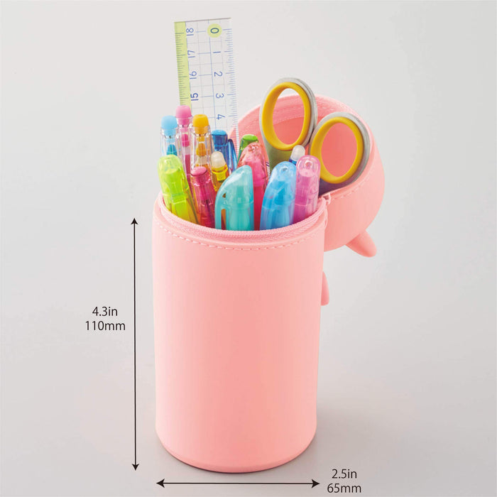 Lihit Lab Big Pen Case Boston Terrier A7714-8 - User-Friendly Storage Solution-Kiichin - The #1 Place for Japanese Goods in Your Hand!