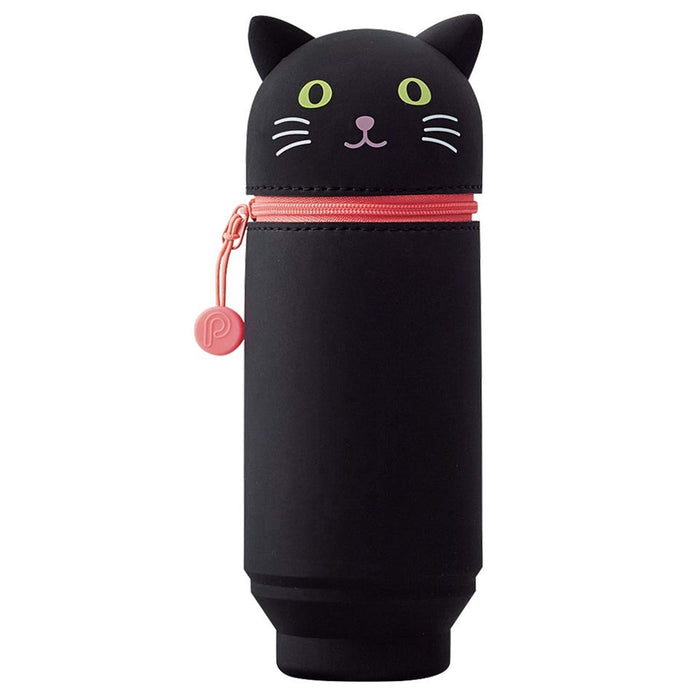 Lihit Lab Big Punilabo Kuroneko A7714-3 Pen Case - Japan's Top Priority-Kiichin - The #1 Place for Japanese Goods in Your Hand!