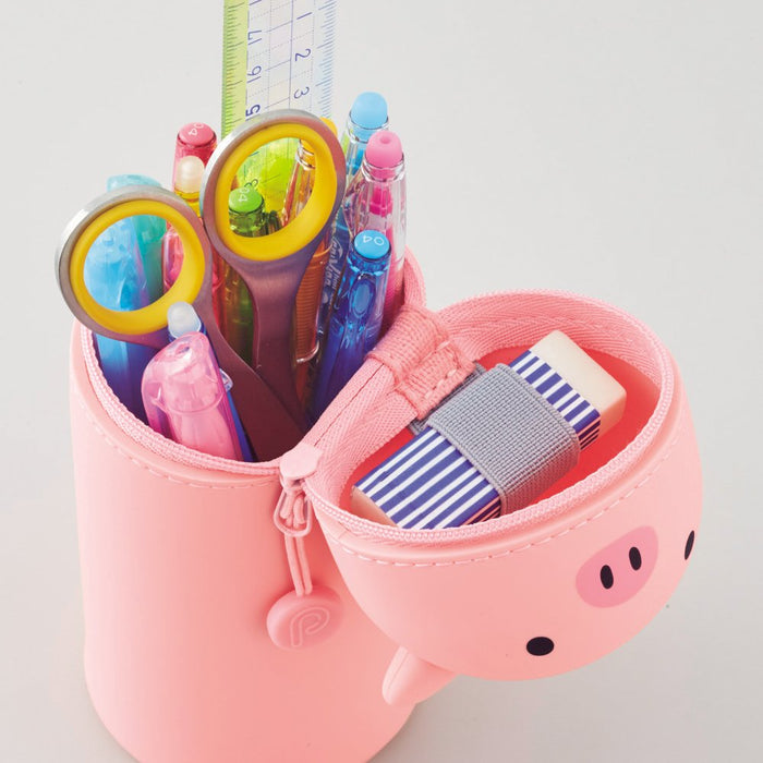 Lihit Lab Big Punilabo Kuroneko A7714-3 Pen Case - Japan's Top Priority-Kiichin - The #1 Place for Japanese Goods in Your Hand!