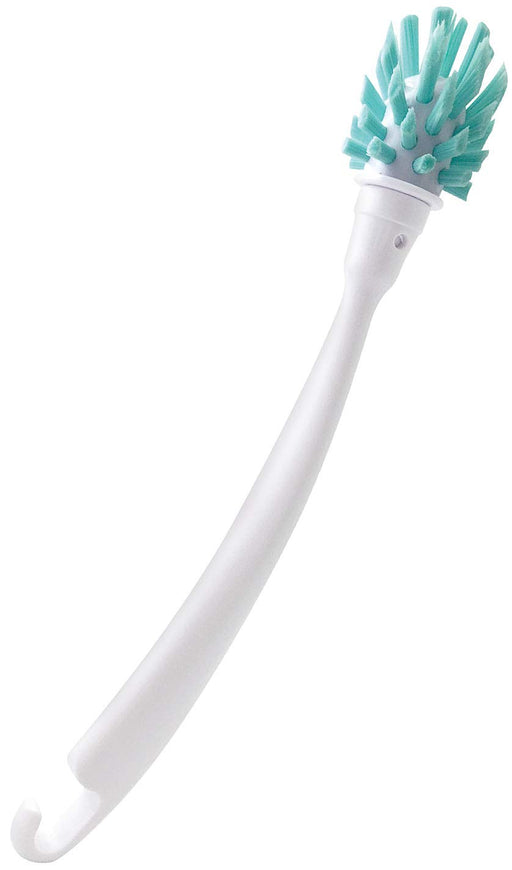 Mameita Japanese Washing Machine Filter Brush - White Blue 4X4X24Cm-Kiichin - The #1 Place for Japanese Goods in Your Hand!