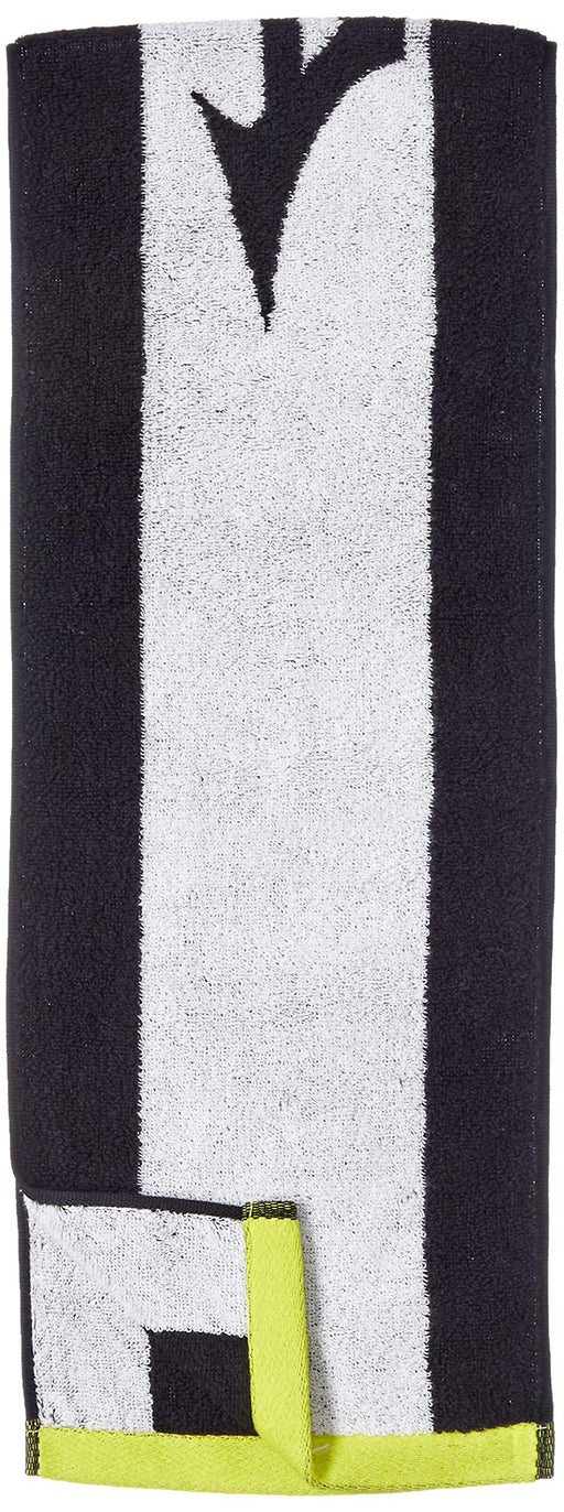 Mizuno Imabari Jacquard Muffler Towel Boxed - Black/White (Japan F Free Size)-Kiichin - The #1 Place for Japanese Goods in Your Hand!