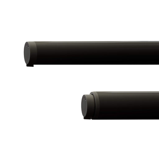 Moritaalumi Industry Indoor Clothesline - Stretchable Laundry Bar, 1.28M-2.3M, 10Kg Load, Black-Kiichin - The #1 Place for Japanese Goods in Your Hand!