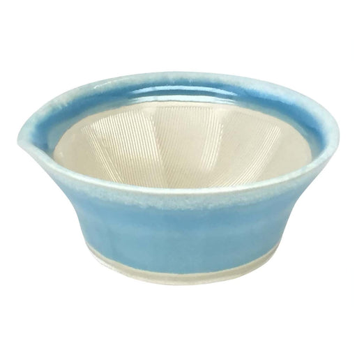 Motoshige Ceramic Suribachi Mortar - Authentic Japanese Blue Baby Food Grinder-Kiichin - The #1 Place for Japanese Goods in Your Hand!