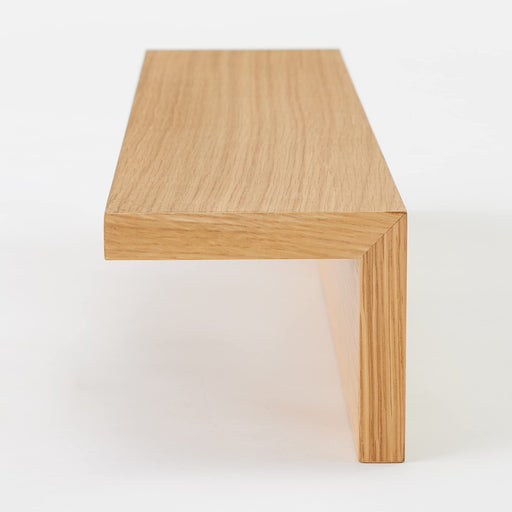 Mujirushi Ryohin Oak Wood Wall Shelf - 88x12x10cm - Made in Japan-Kiichin - The #1 Place for Japanese Goods in Your Hand!