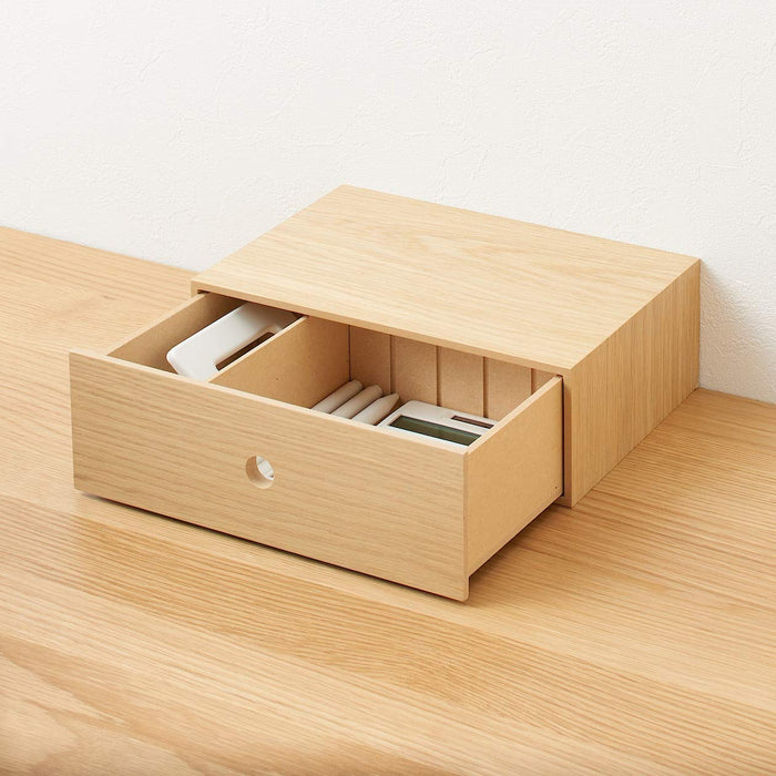 Mujirushi Ryohin Wooden Small Storage - 1 Tier Japan 25.2X17X8.4Cm-Kiichin - The #1 Place for Japanese Goods in Your Hand!