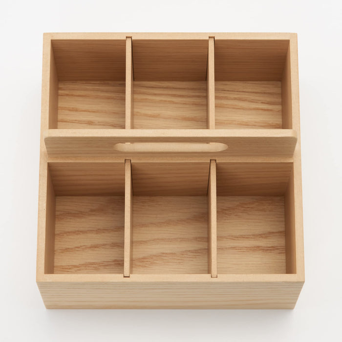Mujirushi Ryohin Japan Wooden Tool Box - Compact and Durable Storage Solution-Kiichin - The #1 Place for Japanese Goods in Your Hand!