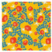 Musubi Furoshiki 70Cm Hummingbird Yellow - Authentic Japanese Craft 21414-206-Kiichin - The #1 Place for Japanese Goods in Your Hand!