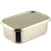 Nagao Tsubamesanjo 17.9cm Lid Square Storage Set - Stainless Steel-Kiichin - The #1 Place for Japanese Goods in Your Hand!