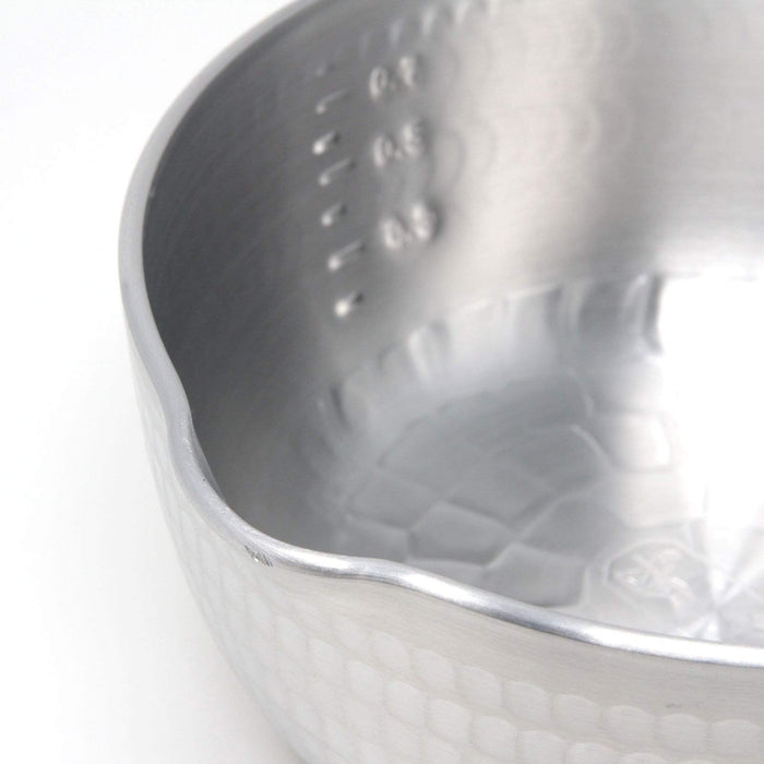 Nakao Aluminium Yukihira Saucepan 15cm - Premium Quality Cookware for Your Kitchen-Kiichin - The #1 Place for Japanese Goods in Your Hand!