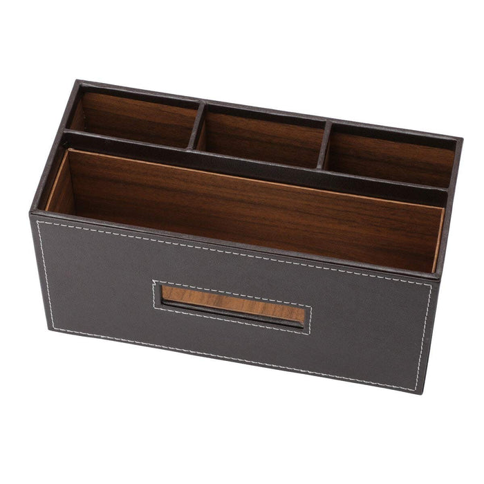 Nitori Japan Tissue/Remote Control Holder in Dark Brown-Kiichin - The #1 Place for Japanese Goods in Your Hand!