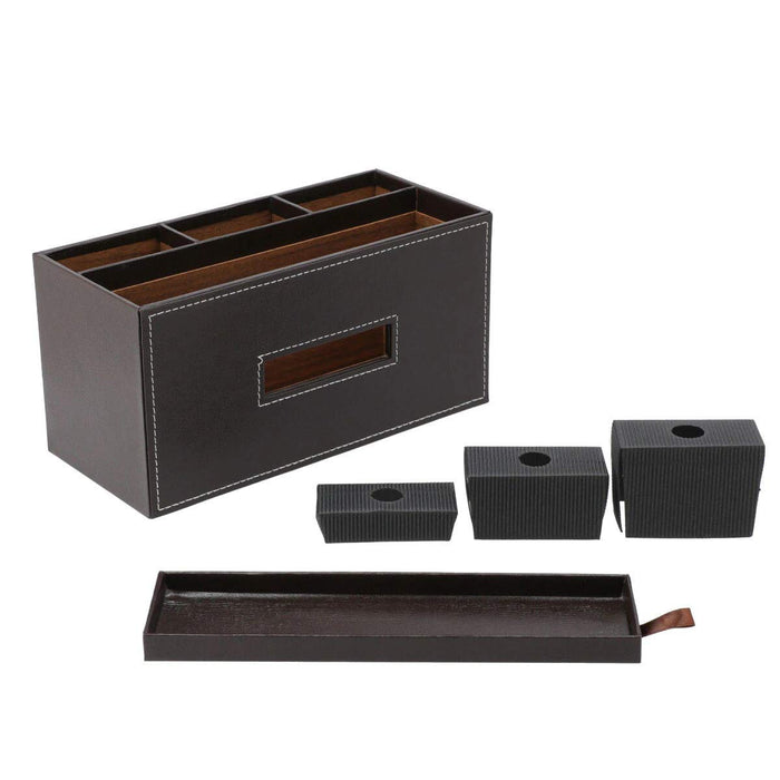 Nitori Japan Tissue/Remote Control Holder in Dark Brown-Kiichin - The #1 Place for Japanese Goods in Your Hand!