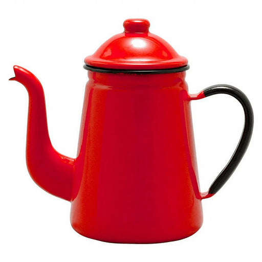 Noda Horo Enamel Coffee Pot #13 - Red Premium Enamelware for Coffee Lovers-Kiichin - The #1 Place for Japanese Goods in Your Hand!