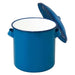 Noda Horo 27cm Enamelware Storage Jar with Lid - Stylish and Functional Kitchen Organizer-Kiichin - The #1 Place for Japanese Goods in Your Hand!