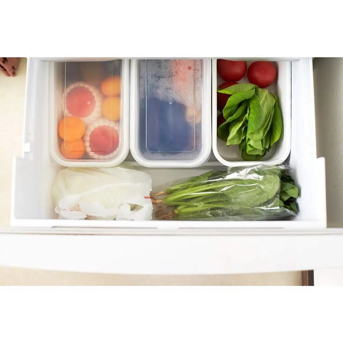 Noda Horo White Enamel Rectangle Deep Food Containers - Large Size with Lid-Kiichin - The #1 Place for Japanese Goods in Your Hand!