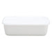Noda Horo White Enamel Rectangle Deep Food Containers - Medium Size-Kiichin - The #1 Place for Japanese Goods in Your Hand!