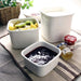 Noda Horo White Enamel Rectangle Deep Food Containers - Medium Size-Kiichin - The #1 Place for Japanese Goods in Your Hand!