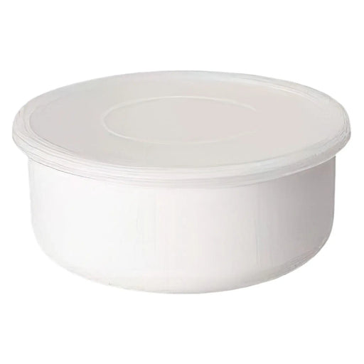 Noda Horo 10cm Enamel Round Food Containers with Lid - White Series-Kiichin - The #1 Place for Japanese Goods in Your Hand!