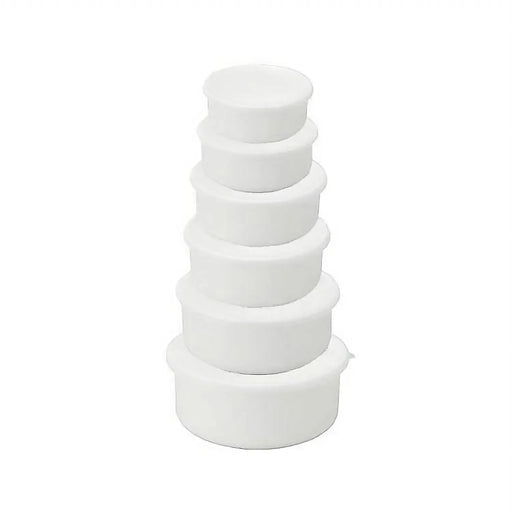 Noda Horo 10cm Enamel Round Food Containers with Lid - White Series-Kiichin - The #1 Place for Japanese Goods in Your Hand!