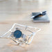Hand-Crafted Tinware Folding Basket - Square 200x200mm by Nousaku Kago-Kiichin - The #1 Place for Japanese Goods in Your Hand!