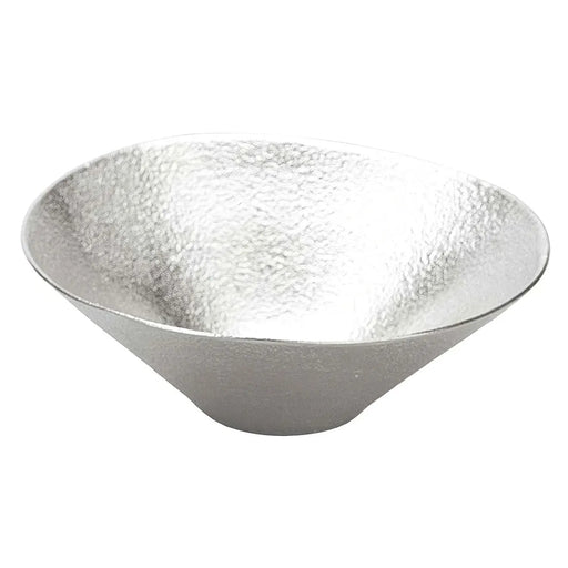 Nousaku Tinware Small Bowl - Kuzushi Yugami Large Exquisite Craftsmanship for Elegant Dining-Kiichin - The #1 Place for Japanese Goods in Your Hand!