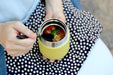 Peacock Thermos Industry 300ml Stainless Steel Food Jar in Sand Beige-Kiichin - The #1 Place for Japanese Goods in Your Hand!