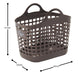 Sanko Plastic Laundry Basket No.1 - Brown, Made in Japan-Kiichin - The #1 Place for Japanese Goods in Your Hand!