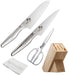 Kai Corp Seki Magoroku Takuso Santoku+Petty+Scissors+Block+DishTowel AB-5156/5163/DH-3345/AP-5321-Kiichin - The #1 Place for Japanese Goods in Your Hand!