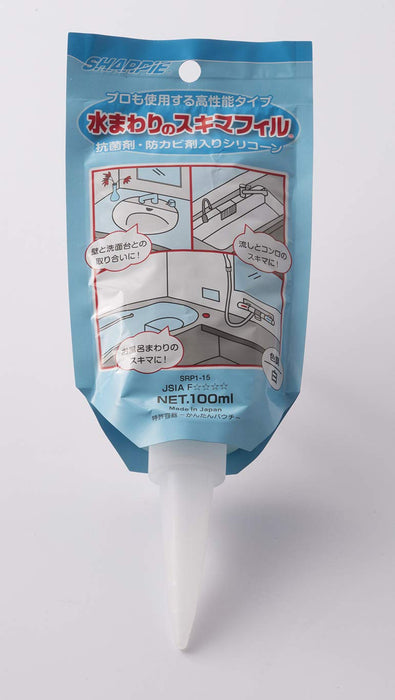 Sharp Chemical Japan Waterproof Seal Repair for Bathroom Sink/Bathtub 100ml-Kiichin - The #1 Place for Japanese Goods in Your Hand!