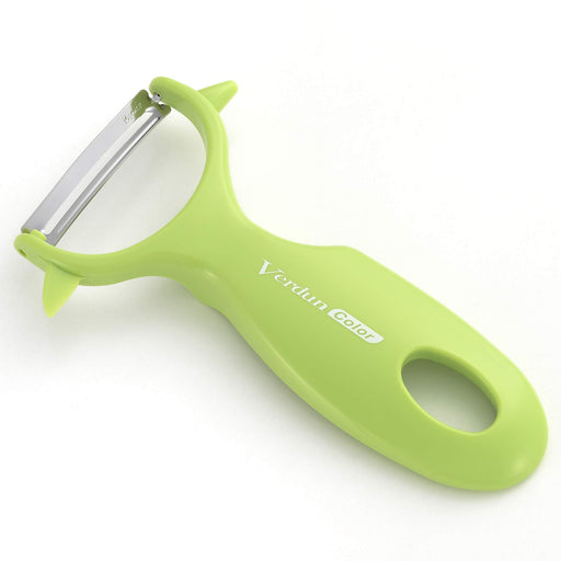 Shimomura Kougyou VCP-03G Japan Verdun Color Curve Peeler Green Orange Cutter Bud Remover DW Safe-Kiichin - The #1 Place for Japanese Goods in Your Hand!
