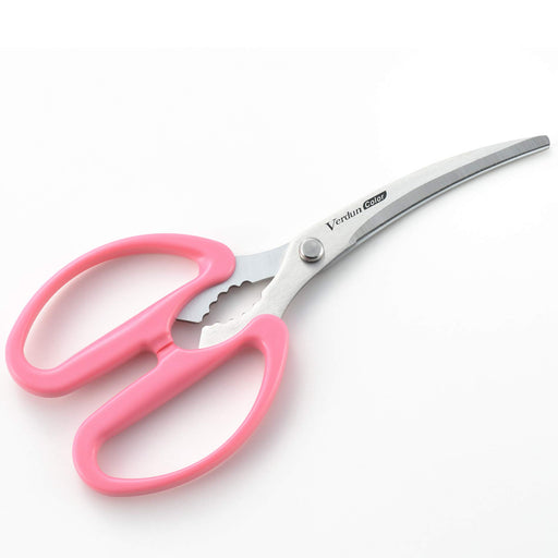 Shimomura Kogyo VCH-01P Japan Kitchen Scissors Pink Dishwasher Safe-Kiichin - The #1 Place for Japanese Goods in Your Hand!
