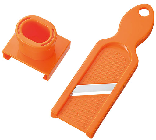 Shimomura Kougyou Yakipa! Garlic Slicer YP-617 Orange 60x55x170mm-Kiichin - The #1 Place for Japanese Goods in Your Hand!