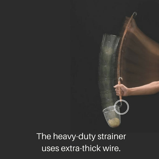 Shinetsu Works Japan Stainless Steel Ramen Tebo Strainer (8 Mesh)-Kiichin - The #1 Place for Japanese Goods in Your Hand!