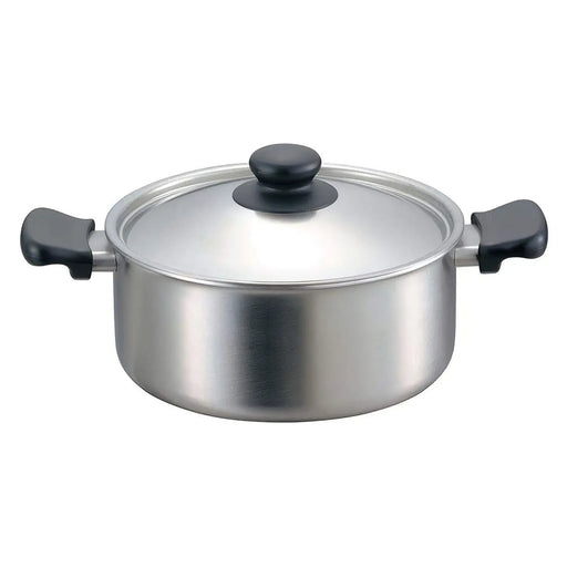 Premium 22Cm Nihon Yoshokki 3-Ply Stainless Steel Induction Casserole - Made in Japan-Kiichin - The #1 Place for Japanese Goods in Your Hand!