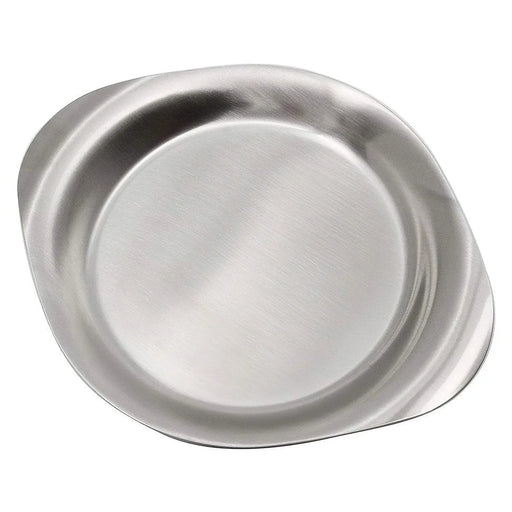Sori Yanagi 18cm Stainless Steel Serving Platter-Kiichin - The #1 Place for Japanese Goods in Your Hand!