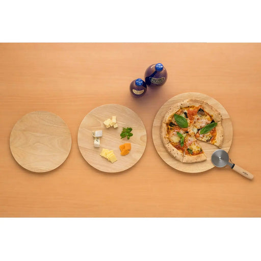 Swanson 28cm Rubberwood Pizza Serving Plate-Kiichin - The #1 Place for Japanese Goods in Your Hand!