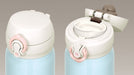 Thermos 0.4L Vacuum Insulated Water Bottle - Japan Jnl-402 Pb, Pastel Blue-Kiichin - The #1 Place for Japanese Goods in Your Hand!